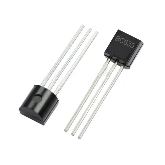 BC635 DIP Transistor TO-92 Type NPN Bipolar Amplifier Transistor 45V/2A