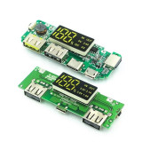 18650 Lithium Battery Digital Display Charging Module With Display Boost Module 5V2.4A 2A 1A Dual USB Output
