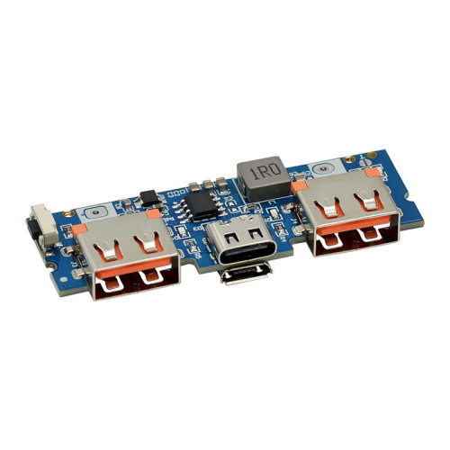 Dual USB Charging Treasure Power Board Boost Module Type-c Charging Port 2.4A Mobile Power DIY Motherboard 5V