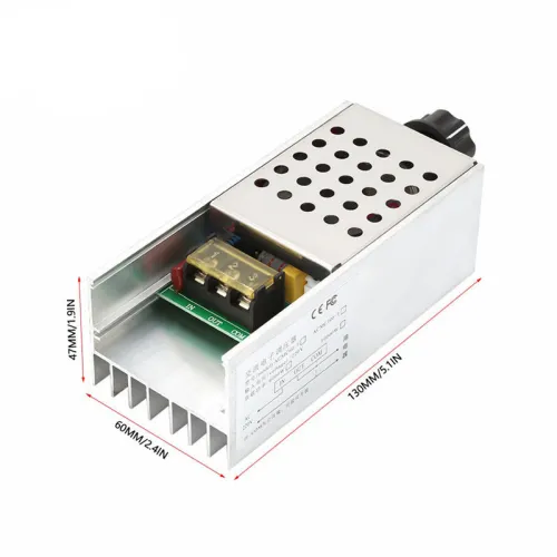6000W Imported High-Power Silicon Controlled Voltage Regulator Light Speed Temperature Regulating With Shell