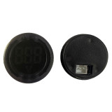 DC 4-100V Two Wire Circular DC Digital Voltmeter Head Display Reverse Connection Protection LED Digital Display Head Waterproofing