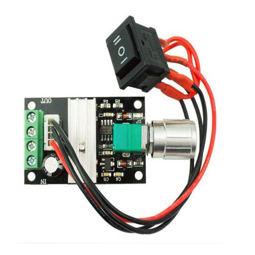 PWM DC Motor Governor 6V12V24V 3A Speed Control Switch Forward And Reverse With Switch Function