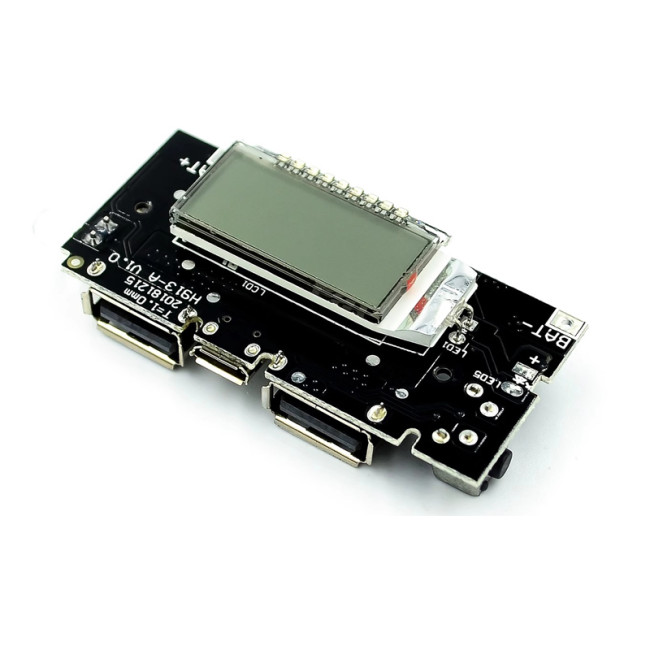 Power Bank Module Mobile Power Booster DIY18650 Lithium Battery Digital Display Dual USB Output Charge Board Main Board