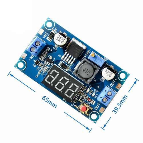 Recommended HOT LM2596 DC-DC Adjustable Step-down Module with Voltmeter Display
