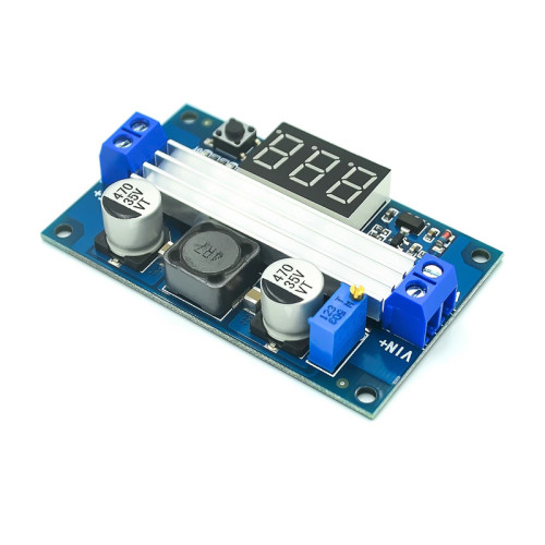 DC-DC High-power Adjustable Boost Module 3.0-35V Rise 3.5-35V 100W With Digital Display Voltmeter