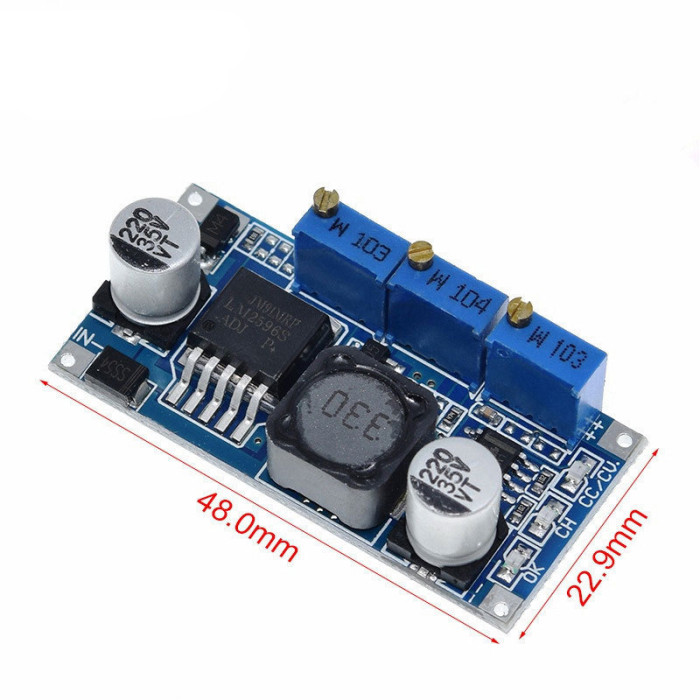 LM2596 CC/CV Power Module LED Driver Lithium Battery Charging Board ...