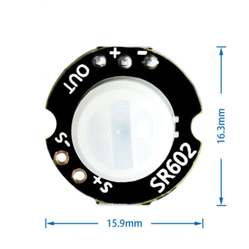 SR-602 Small Human Infrared Sensing Module Sensitivity High Pyroelectric Probe Inductive Switch Sensor