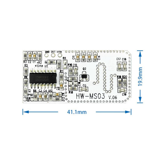 Microwave Induction Module Microwave Radar Human Body Induction Switch HW-MS03