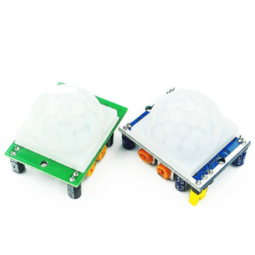 HC-SR501 Human Infrared Sensing Module Pyroelectric Sensor Imported Probe Red and Blue Plate Optional