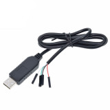 1M PL2303HX USB to TTL RS232 Module Upgrade USB to Serial Port Download Cable Middle Nine Brush Machine Cable