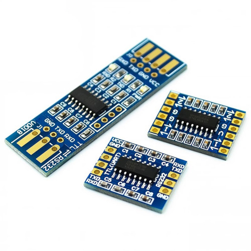 RS232 SP3232 TTL To RS232 Module RS232 To TTL Brush Line Serial Port Module Sinking Gold Plate