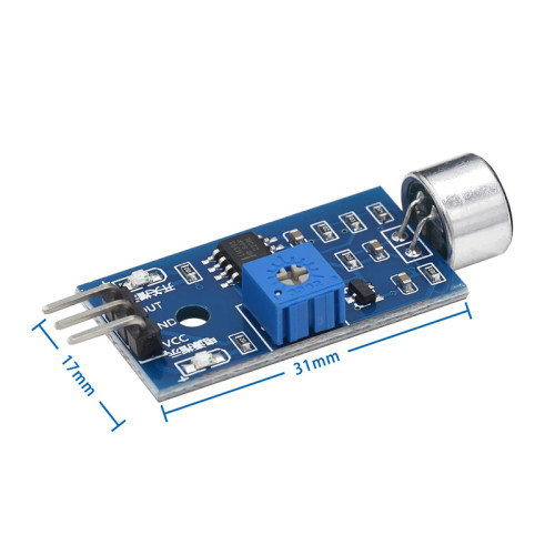 Sound Sensor Module Sound Detection Module Whistle Module Voice Control Switch Output High and Low Level DIY
