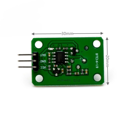 Human Infrared Sensing Module D203S Sensor Pyroelectric Probe Sensing Switch 011050 Black Lens