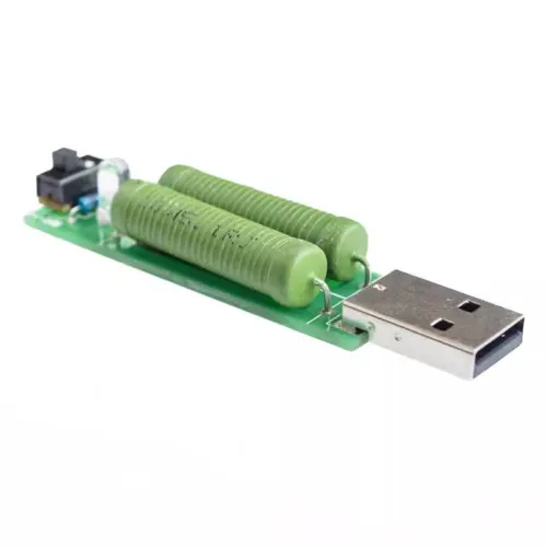 With Toggle Switch USB Charging Current Detection Load Test Instrument Can 2A/1A Cischarge Aging Resistance