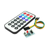 3-Piece Single Chip Infrared Remote Control Module+Receiver HX1838+NEC Coded Infrared Remote Controller