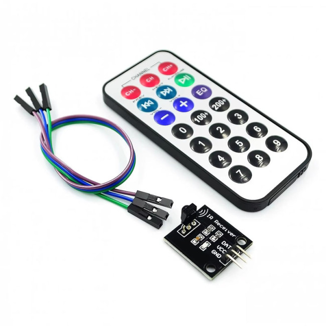 Infrared Wireless Remote Control Kit Robot Electronic Building Block Infrared Decoding Without Battery