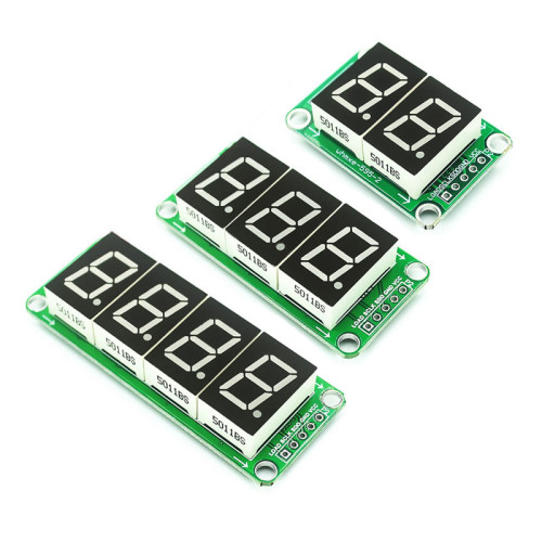 74HC595 Static Drive 2-Segment Digital Tube Display Module Seamlessly Connected In Series 0.5 Inch High Brightness Red