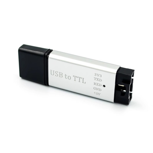 Aluminum Shell CP2102 Module USB to TTL Serial Port Module STC Downloader Download Cable Flash Upgrade Board