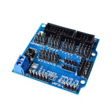 UNO R3 V5.0 Sensor Expansion Board Sensor Shield V5.0 Robot Accessories Electronic Building Blocks Blue Version