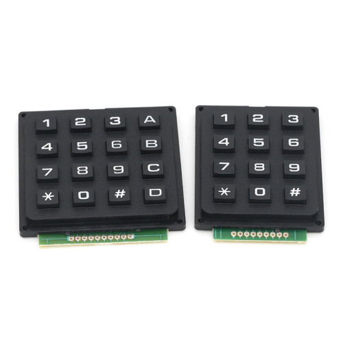 Microcontroller Keyboard Key Matrix 4*3 4*4 12Key 16Key Industrial Keyboard Module Row and Column Scanning