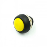 Small Waterproof Self Reset Button Switch Circular Unlocked Button PBS-33B White Yellow Orange Blue Green Red 12mm