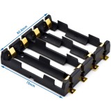 18650 Battery Pack Single/Double/Three/Four SMT SMT Patch Direct Insertion 1~4 SMT Patch Battery Holder SMD