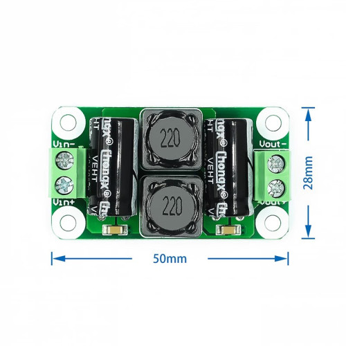 DC Power Filter Board Class D Power Amplifier Interference Suppression Board Automotive Power EMI Suppression