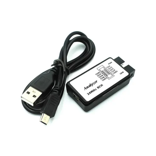 USB Logic Analyzer Microcontroller Suitable for ARM FPGA Debugging Sharp Tool 24M Sampling 8 Channels