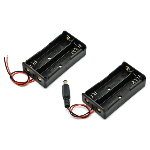 18650 Battery Box DC Head Lithium Battery 2 18650 Corded Battery Boxes 2 7.4V Series Charging
