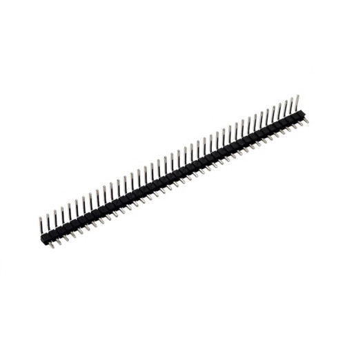 2.54mm Spacing Single Row Curved Needle 90 Degree Square Needle 1*40P