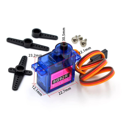 Aviation Model Steering Engine New SG92R 9g Small Servo/SG92R 2.5kg/4.8v Motor