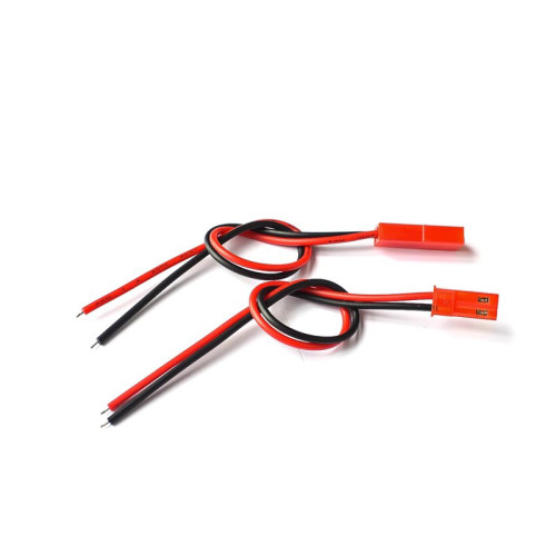 JST-2P Red Shell LED Lighting Male Female Paired Patch Cord Air Paired Patch Cord Terminal Connection Wire 15CM