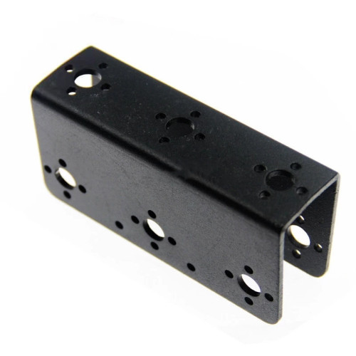 U-beam Steering Gear Bracket/Accessories Mechanical Arm Mechanical Claw Robot Bracket Black