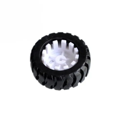 D-axis Rubber Tire Robot Accessories 43MM Tracking Car Model Wheels with N20 Deceleration Motor