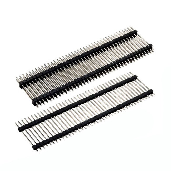 2.54 Double Plastic Double Row Needle Double Plastic Single Row Needle 1*40P 2*40P Square Straight Needle Length 30mm