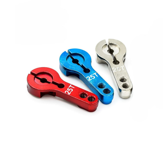 25T Standard Slotted Rocker Arm MG995 MG946R MG996R MG945 S3003 Steering Gear Metal Rocker Arm