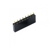 2.54MM Spacing Female Single Row Female Pin Socket Female Base/Pin Base 1*4P 1*6P 1*8P 1*10P