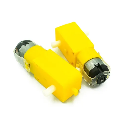 TT Motor 130 Motor Intelligent Car Deceleration Motor Robot Dual Axis Yellow 1:48 1:120 1:220 with Cable