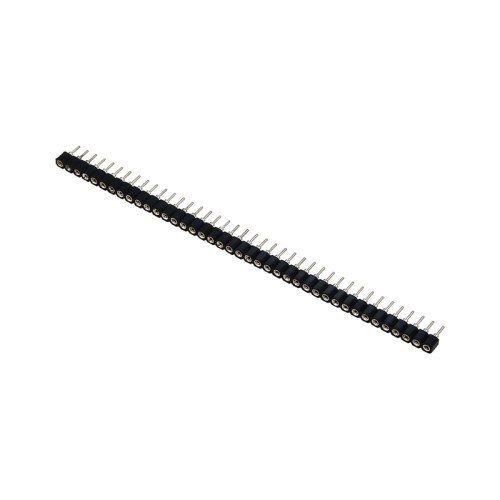 1*40P Single Row Round Hole Socket Female 2.54MM Single Head Pin Round Pin 40P