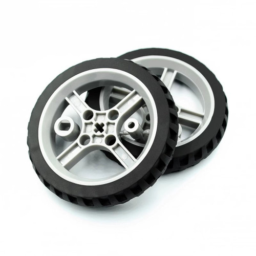 6514 TT Motor Free Wheel Cross Axis Robot Intelligent Car Narrow Wheel 65mm Motor Line Patrol