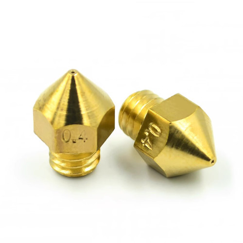 3D Printer Accessory Extrusion Head MK8 Brass Nozzle 0.2/0.3/0.4/0.5MM/1.75MM