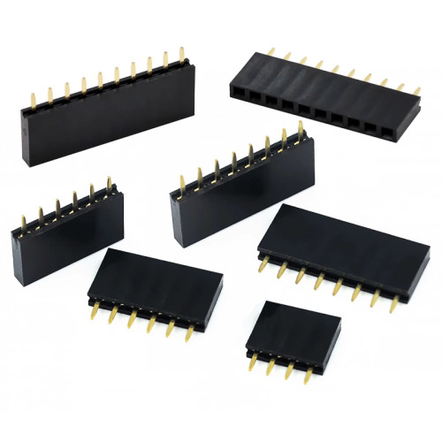 2.54MM Spacing Female Single Row Female Pin Socket Female Base/Pin Base 1*4P 1*6P 1*8P 1*10P