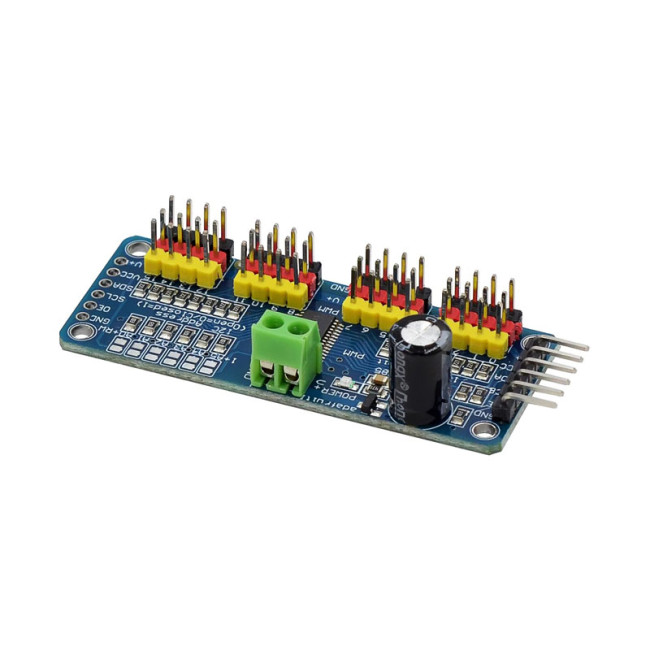 16 Channel PWM Servo Drive Board Robot Controller IIC Interface Driver Module PCA9685
