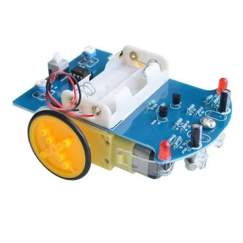 Intelligent Tracking Car Kit D2-1 Line Patrol Car DIY Electronic Parts