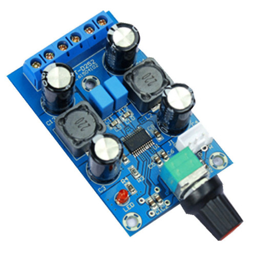 Fever TPA3123 Class D Digital Power Amplifier Board Single Power Supply 12V-20V Dual Channel 25Wx2 SFT-D252