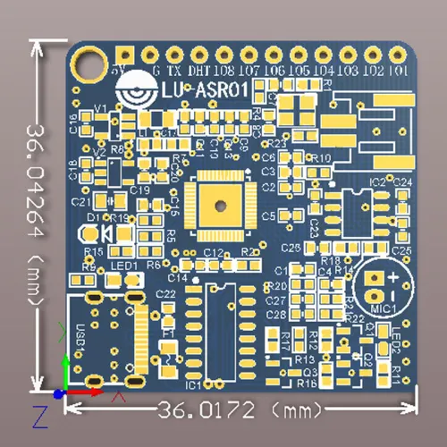 LU-ASR01 Intelligent Speech Recognition Control Module Offline Recognition Of Custom Entries Far Surpasses LD3320
