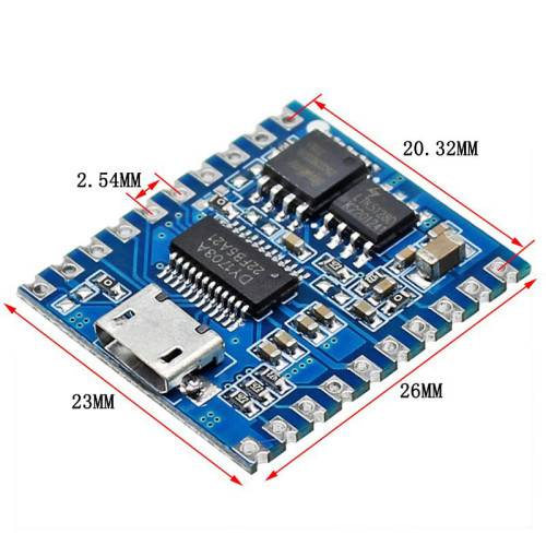 Voice Playback Control Module One on One Trigger Serial Port Control Segmented Trigger MP3 Onboard Storage SV19R
