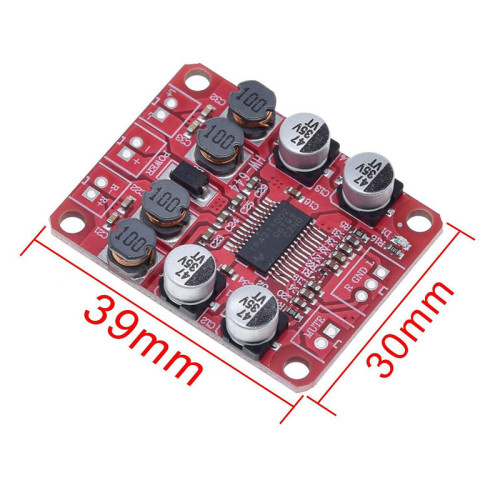 TPA3110D2 Digital Amplifier Board Dual Channel 2*15W Stereo 3110 Audio Amplification Module DC12V 2A