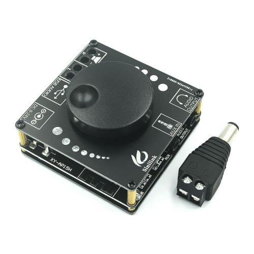 10W/15W/20W Stereo Bluetooth Amplifier Board 12V/24V High-power Digital Amplifier Module XY-AP15H