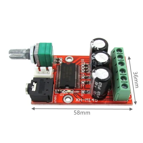 XH-M145 High Resolution Digital Power Amplifier Board Class D Audio Amplifier Board HD DC12V